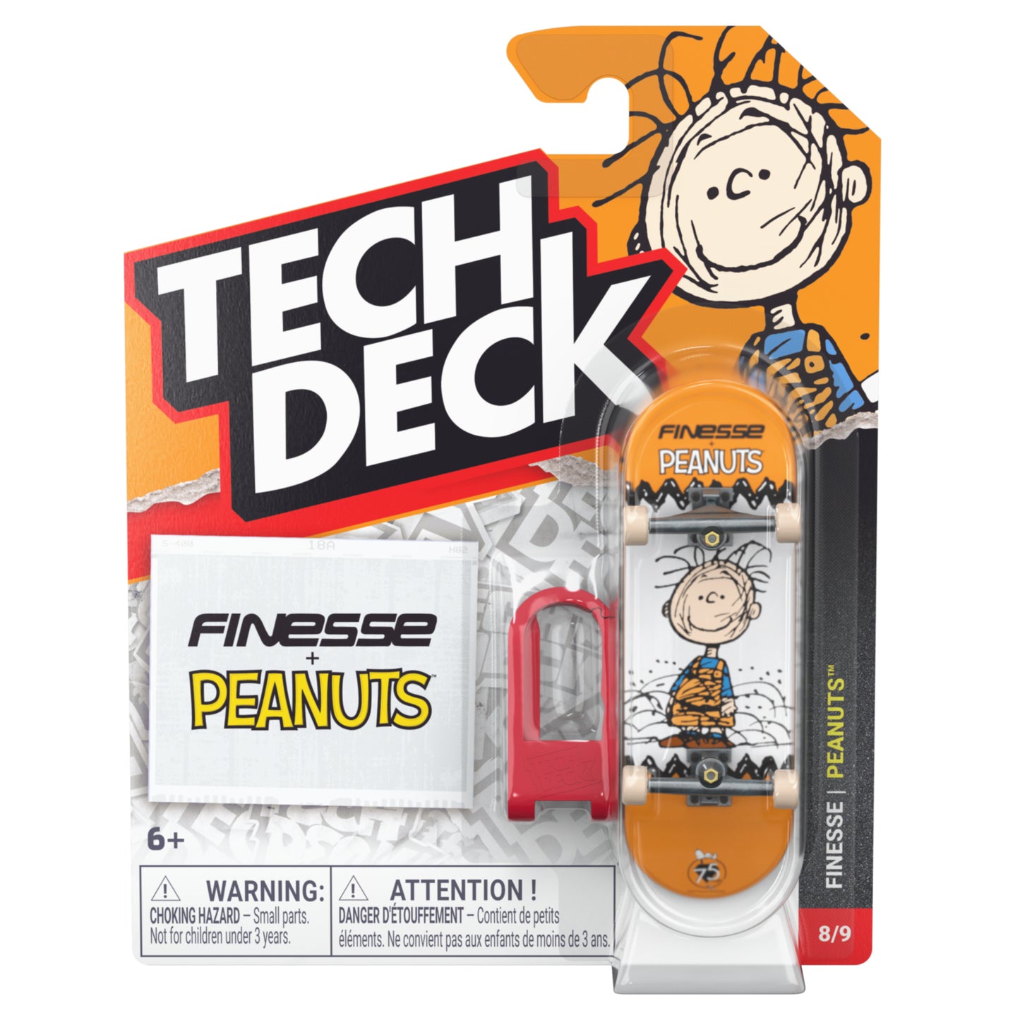 Tech Deck Finesse Peanut's Charlie Brown