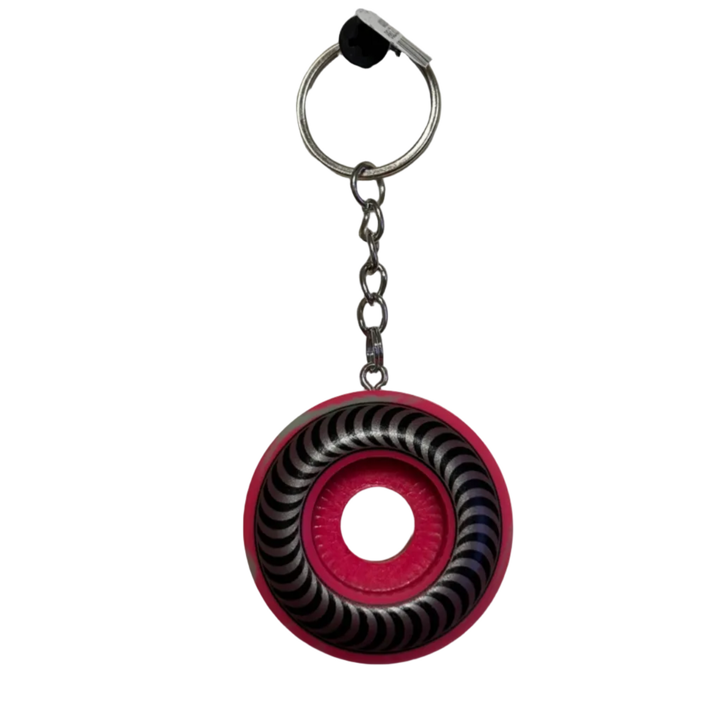 Spitfire Key Chain Classic Wheel - Pink & Teal Swirl