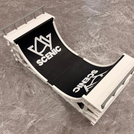 Scenic Fingerboard Halfpipe Ramp Set - Inverse