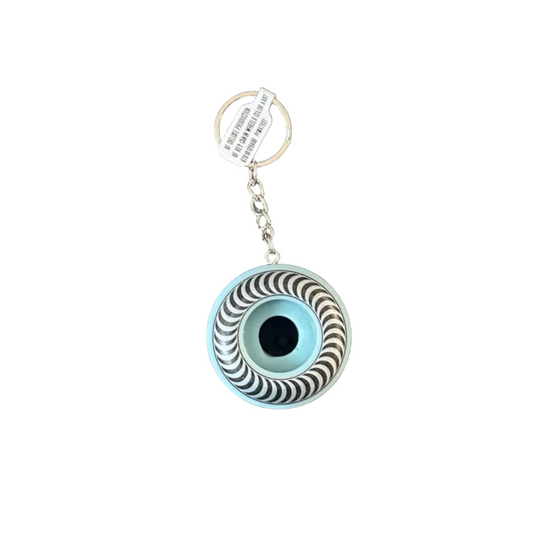 Spitfire Key Chain Classic Baby Blue Wheel