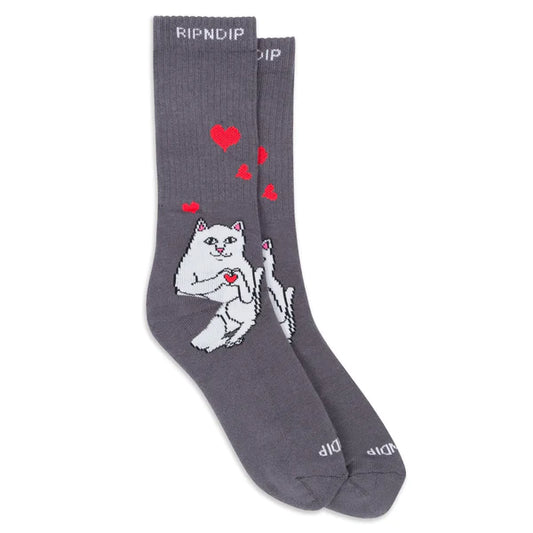 RipNDip Nerm Love Socks - Charcoal
