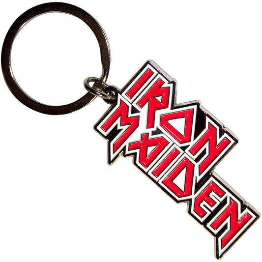 Iron Maiden Stacked Logo Keychain