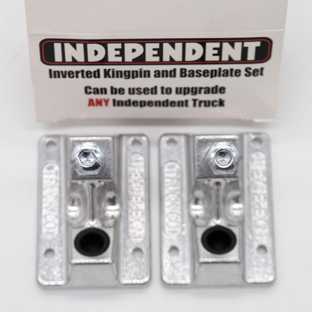 Indy IKP Inverted Kingpin Baseplate Set - Silver