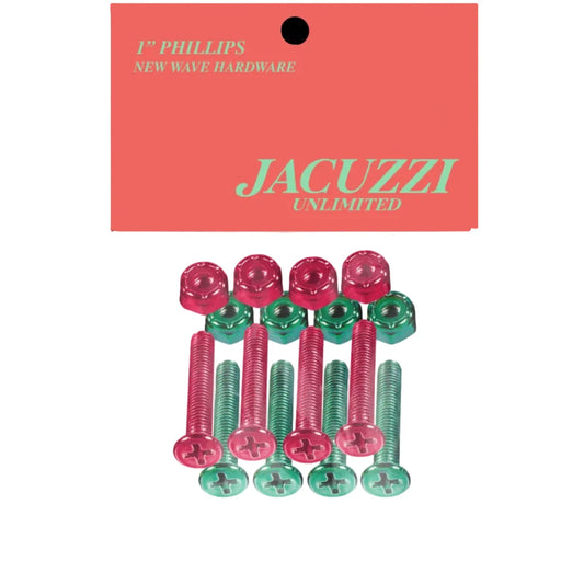 Jacuzzi Phillips Green Red Bolts - 1"