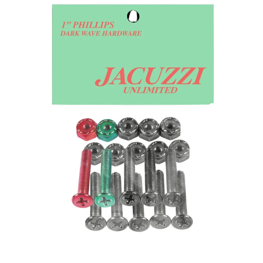 Jacuzzi Phillips Green Black Red Bolts - 1"