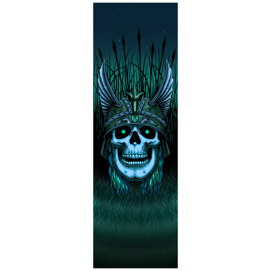 Powell Peralta Andy Anderson Green Skull Griptape - 9"