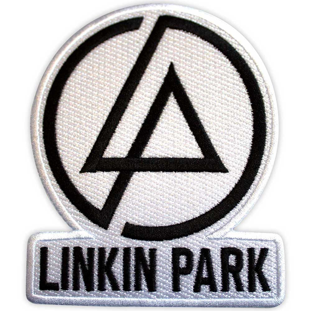 Linkin Park Concentric Text Logo Patch - White