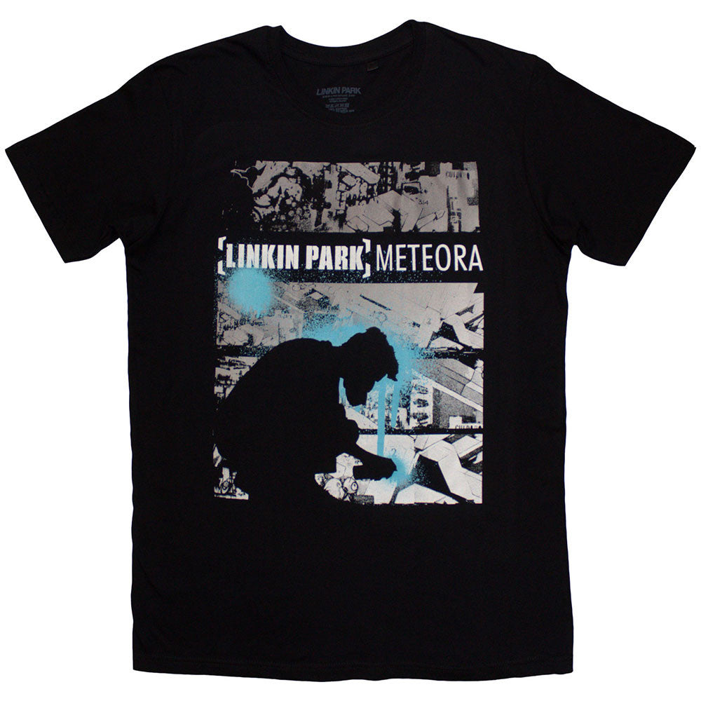 Linkin Park Unisex Meteora Drip Collage T-Shirt - Black
