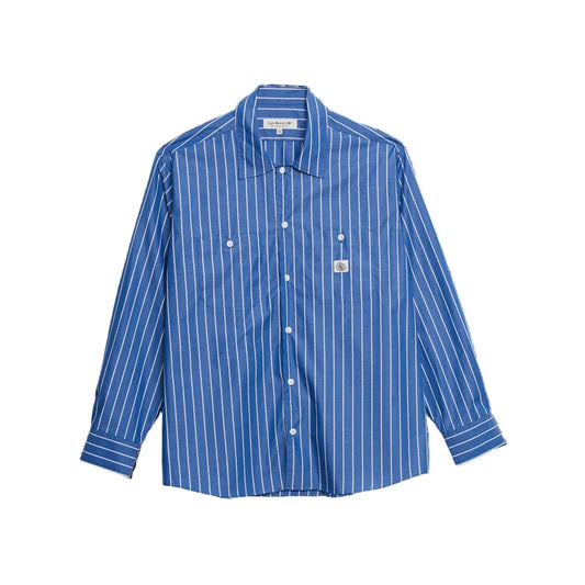 Pass~Port Line Wire Longsleeve Shirt - Blue