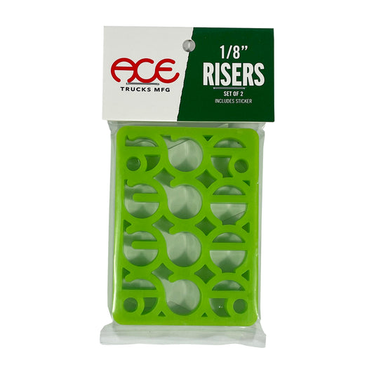 Ace Trucks Shims 1/8" Risers - Green
