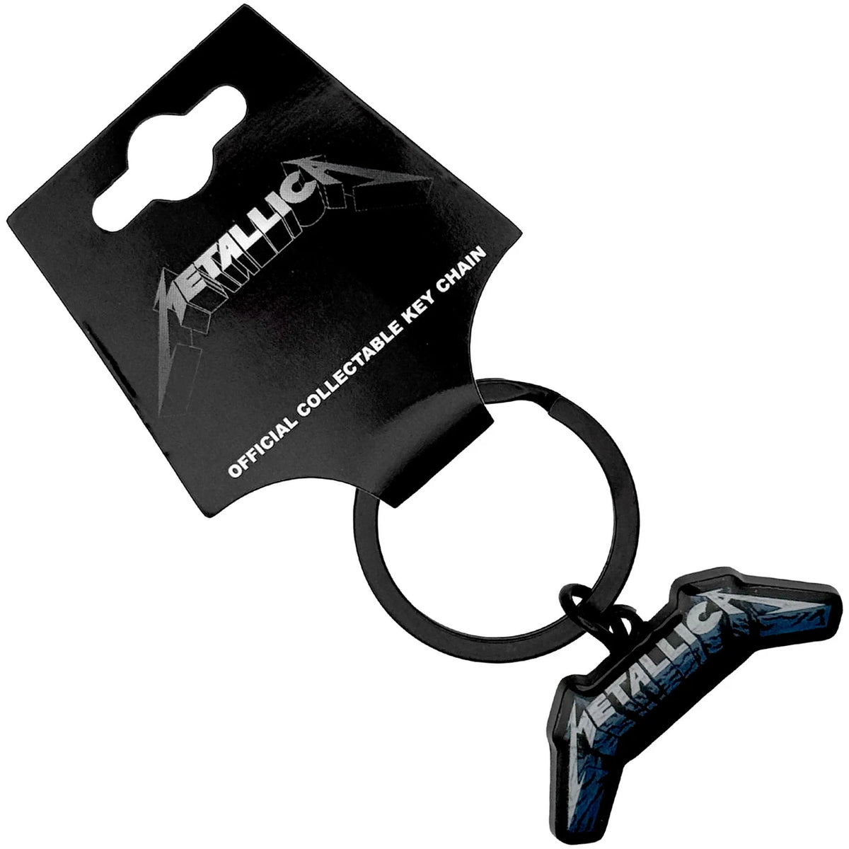 Metallica Blue Shadow Logo Keychain