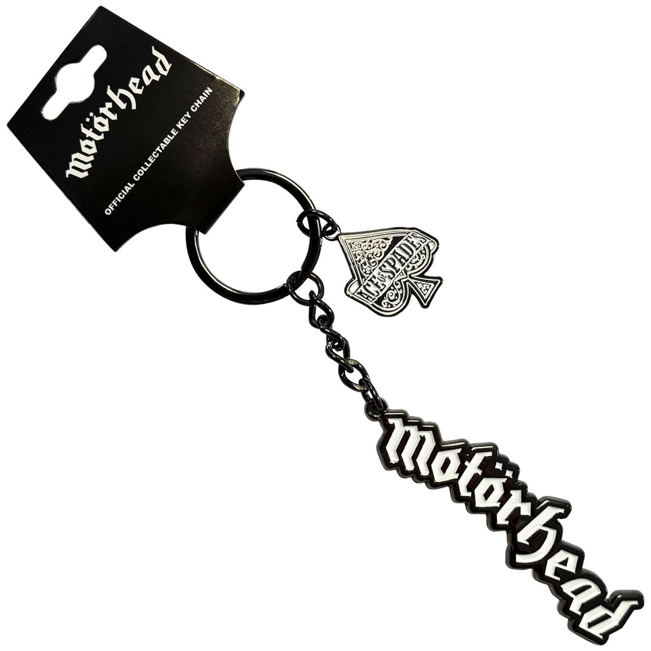 Motorhead Logo Ace Of Spades Charm Keychain