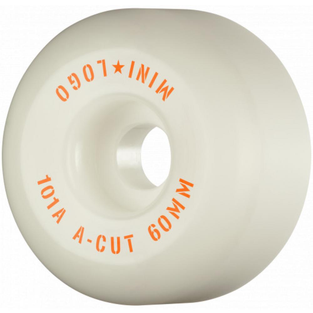 Mini Logo A-Cut 2 101a White Wheels - 60MM