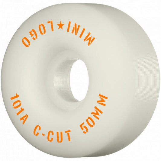 Mini Logo C-Cut 2 101a White Wheels - 50MM