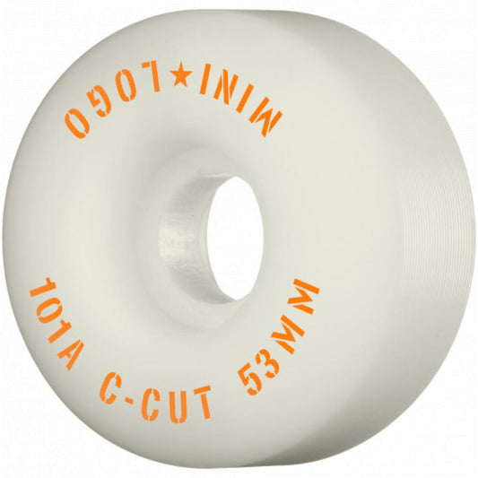 Mini Logo Wheels 53mm C-Cut 2 101a - White