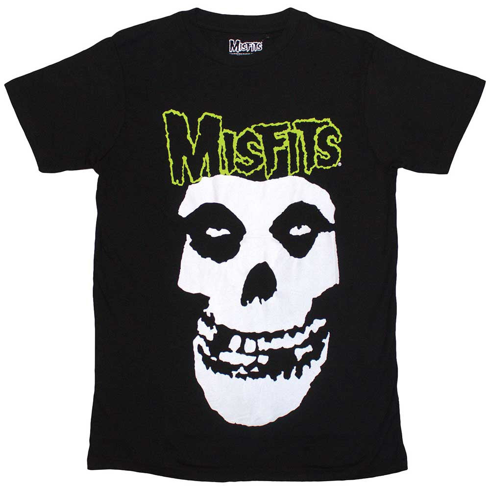 Misfits Skull & Logo T-Shirt - Black