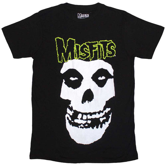 Misfits Skull & Logo T-Shirt - Black
