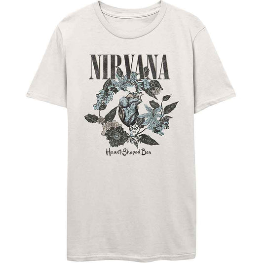 Nirvana Heart Shape Box T-Shirt - White