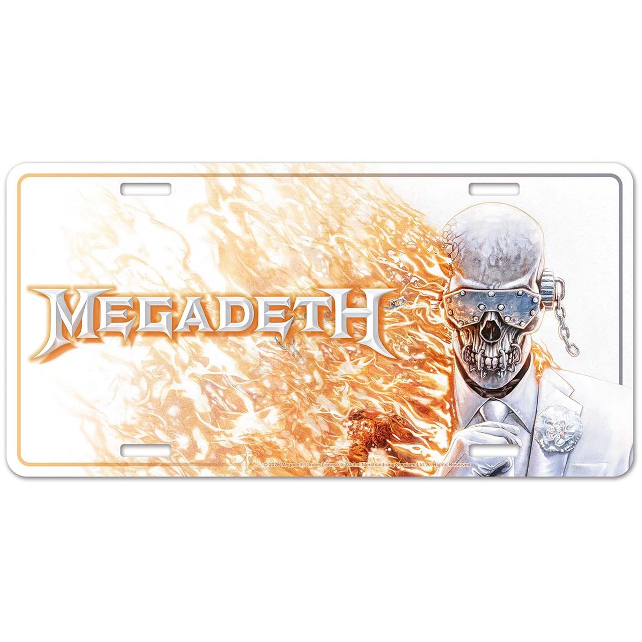 Megadeth Megadeth Number Plate