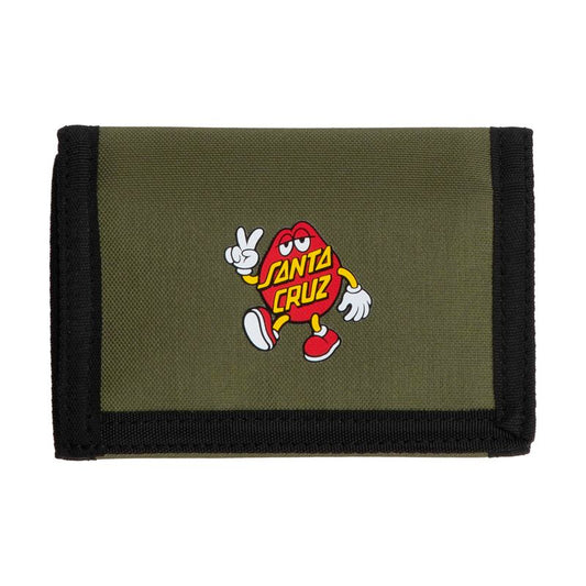 Santa Cruz Dot Guy Wallet - Deep Olive