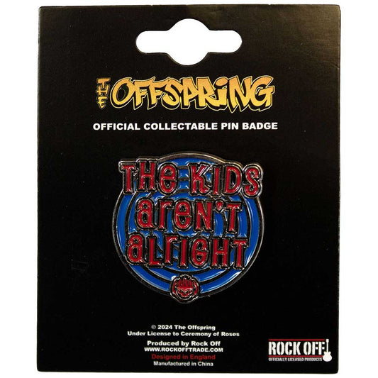 The Offspring The Kids Aren't Alright Pin Badge