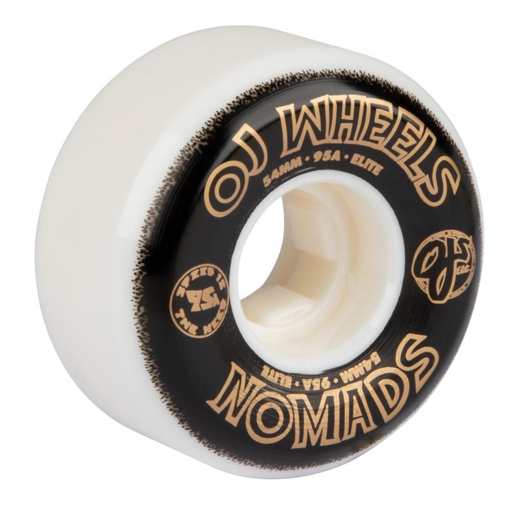 OJ Elite Wheels Nomads 95a White - 54 MM