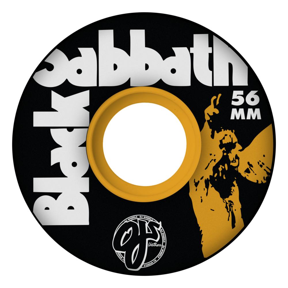 OJ Black Sabbath Vol 4 78a Black Wheels - 56mm