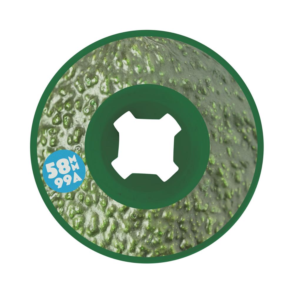 OJ Avocado Lil Doodies 99a Green Wheels - 58mm
