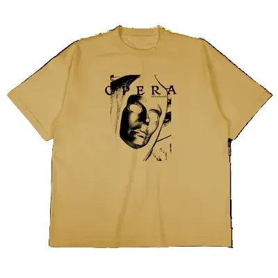 Opera Watching Garment Dye Premium Tee - Golden Glow