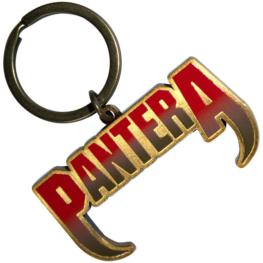 Pantera Fangs Logo Keychain