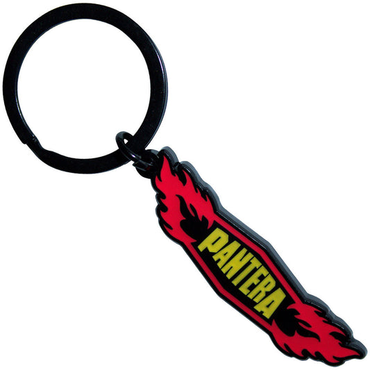 Pantera Flames Keychain