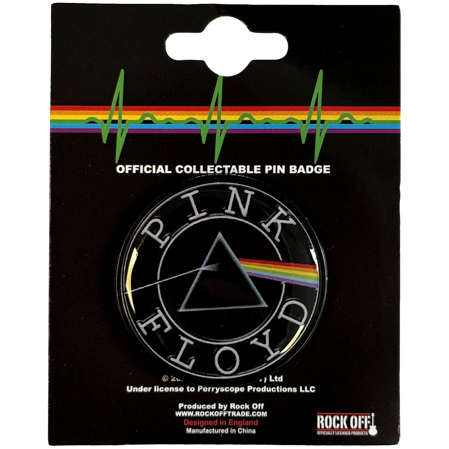 Pink Floyd Circle Logo Pin Badge