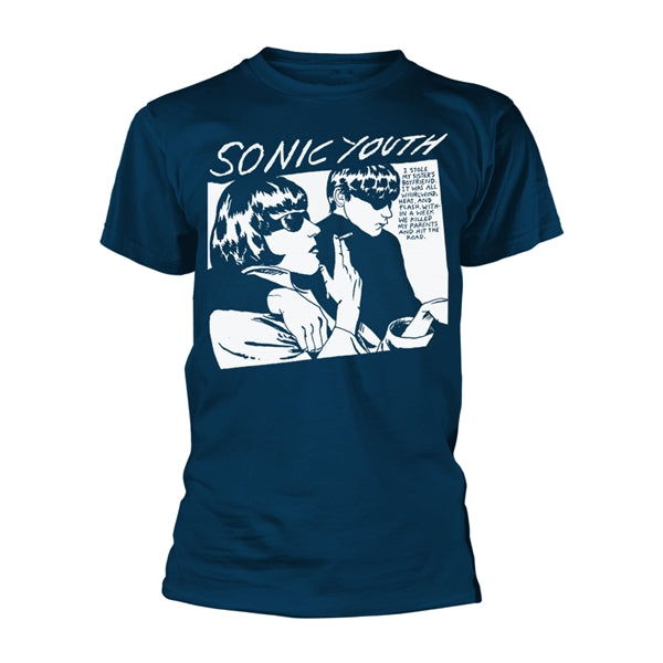 Sonic Youth Goo Album Cover T-Shirt - Navy