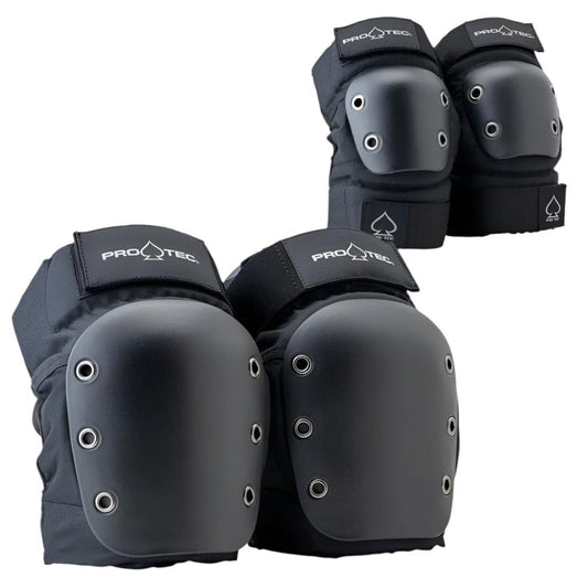 Pro-Tec Street Knee/Elbow Pad Set Open Black