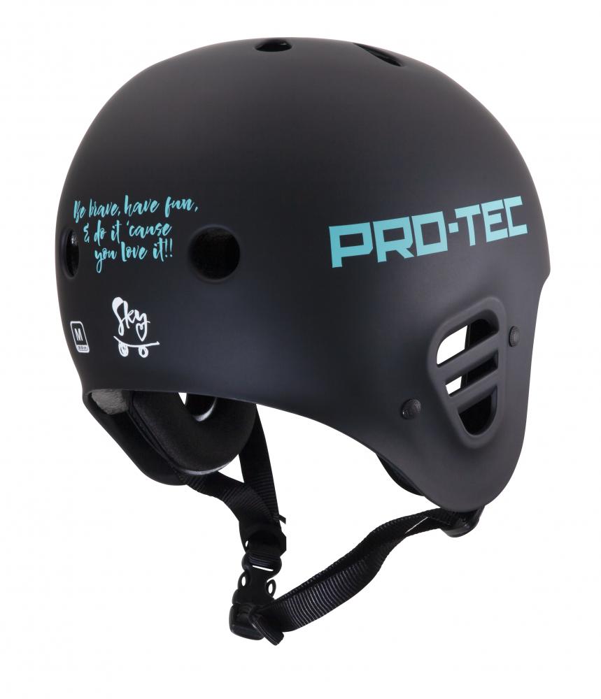 Pro-Tec Helmet Sky Brown Full Cut - Black