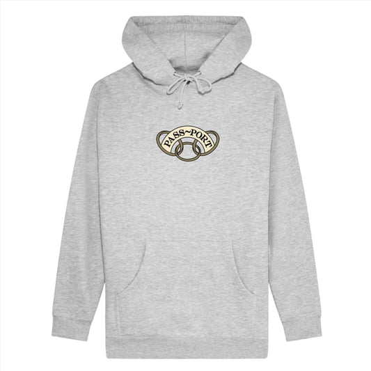 Pass~Port Communal Rings Hoodie - Ash Grey