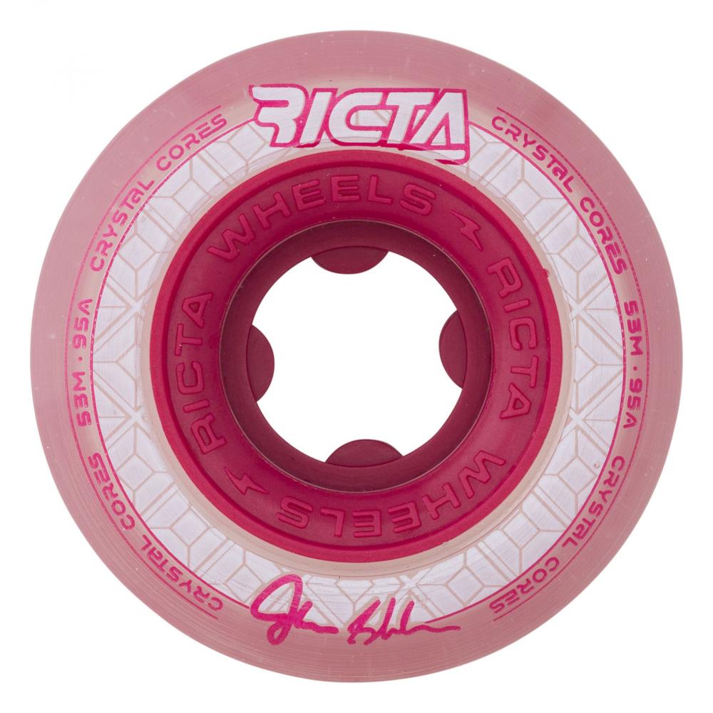 Ricta Crystal Cores 95a Red Wheels - 53mm