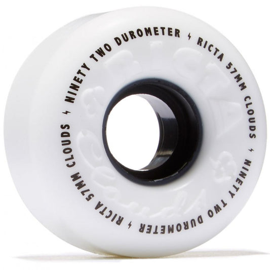 Ricta Clouds 92a White Black Wheels - 56mm