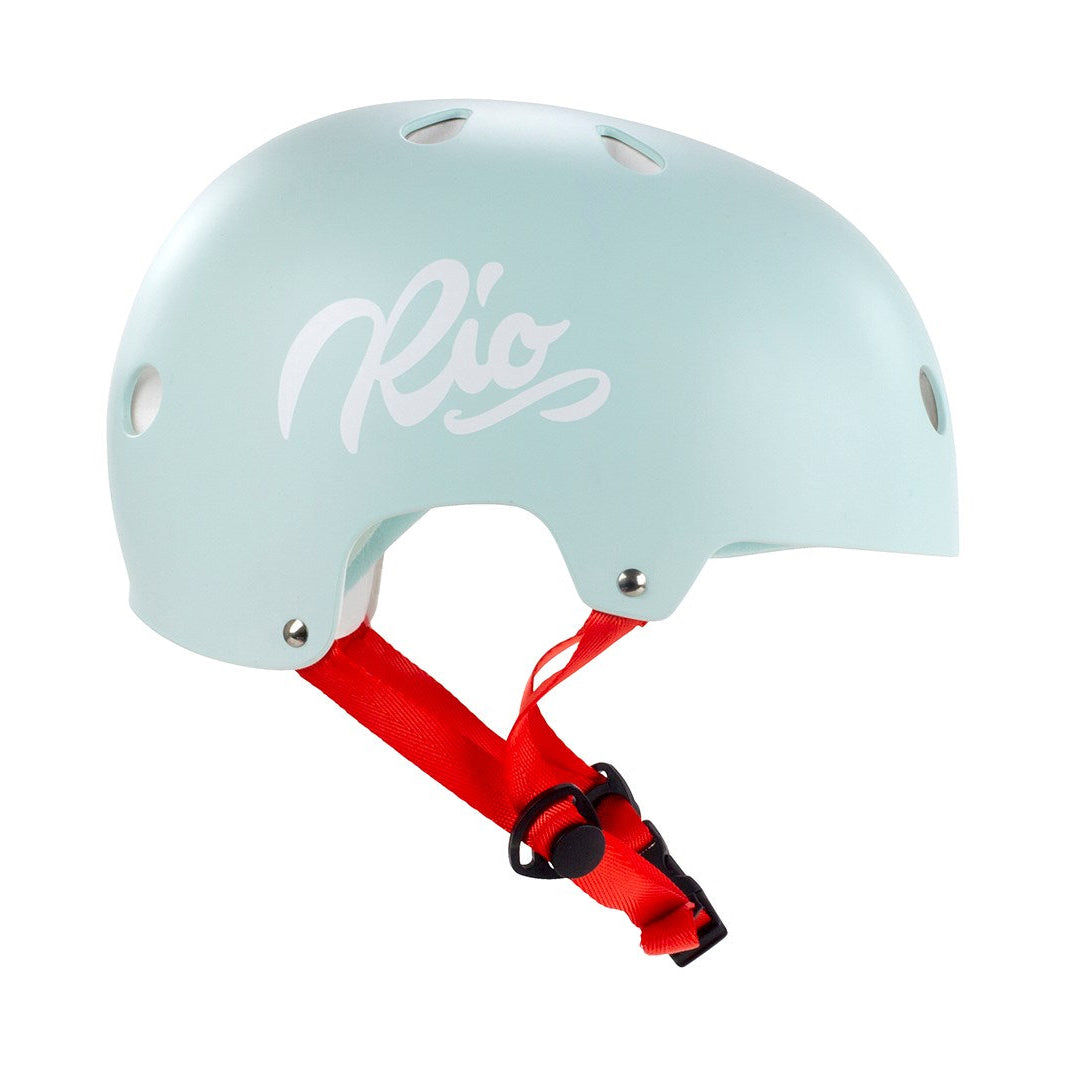 Del Rio Script Rio Script Helmet - Teal – Scenic Skate Shop
