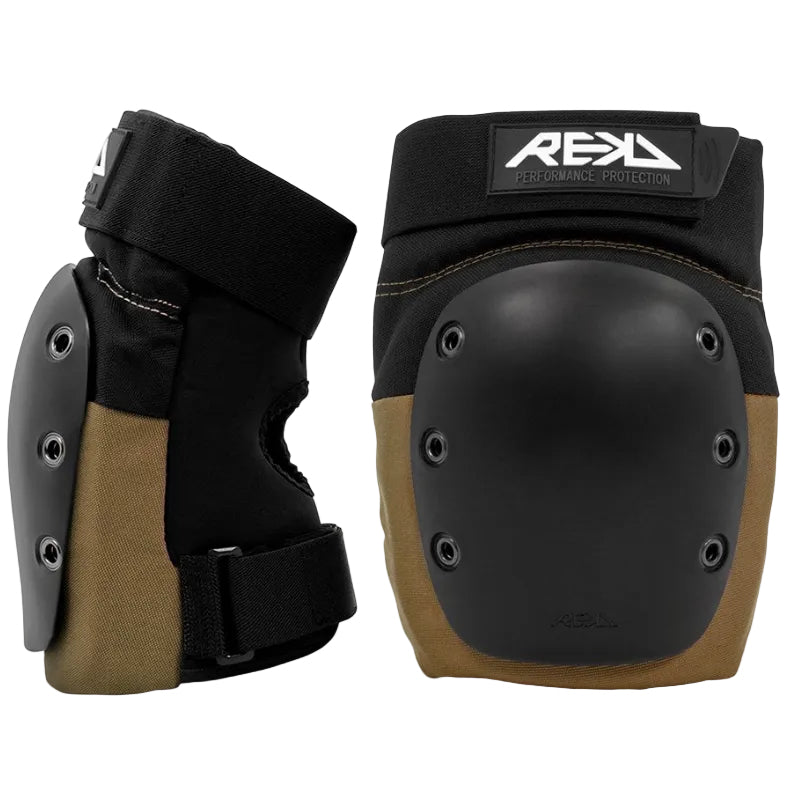 REKD Ramp Knee Pads - Black Khaki