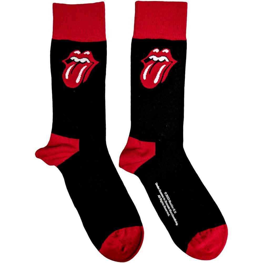The Rolling Stones Classic Tongue Socks - Black