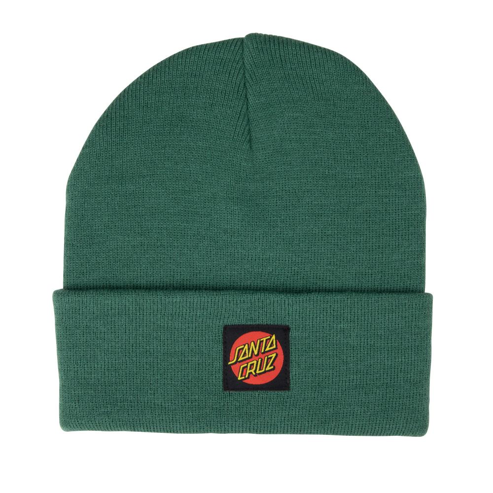 Santa Cruz Classic Label Beanie - Mineral Green