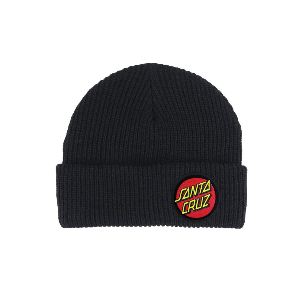 Santa Cruz Classic Dot Beanie - Black