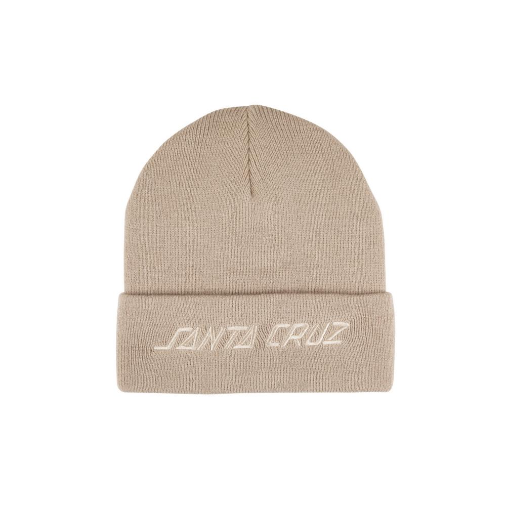 Santa Cruz Beanie Tonal Strip  - Oat