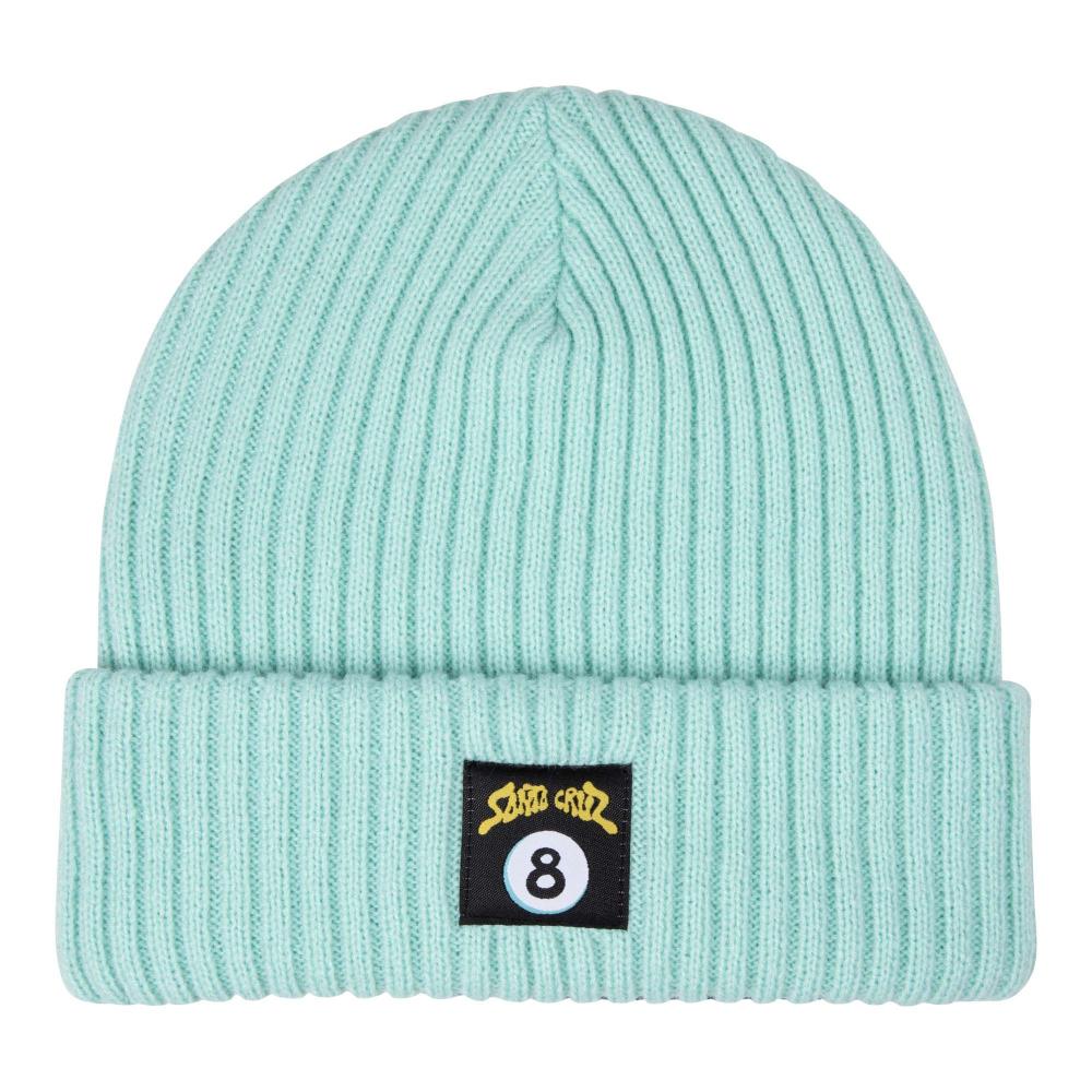 Santa Cruz Winkowski Ocho Label Beanie - Pool Blue