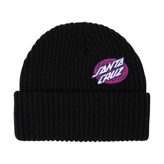 Santa Cruz Global Oval Dot Beanie - Black