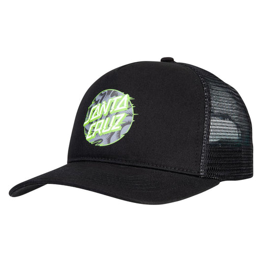 Santa Cruz Vivid Slick Dot Meshback Cap - Black