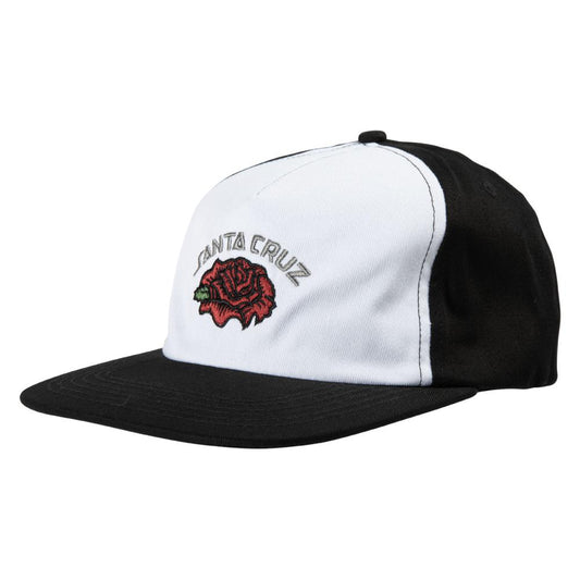 Santa Cruz Dressen Roses Solo Cap - Black White