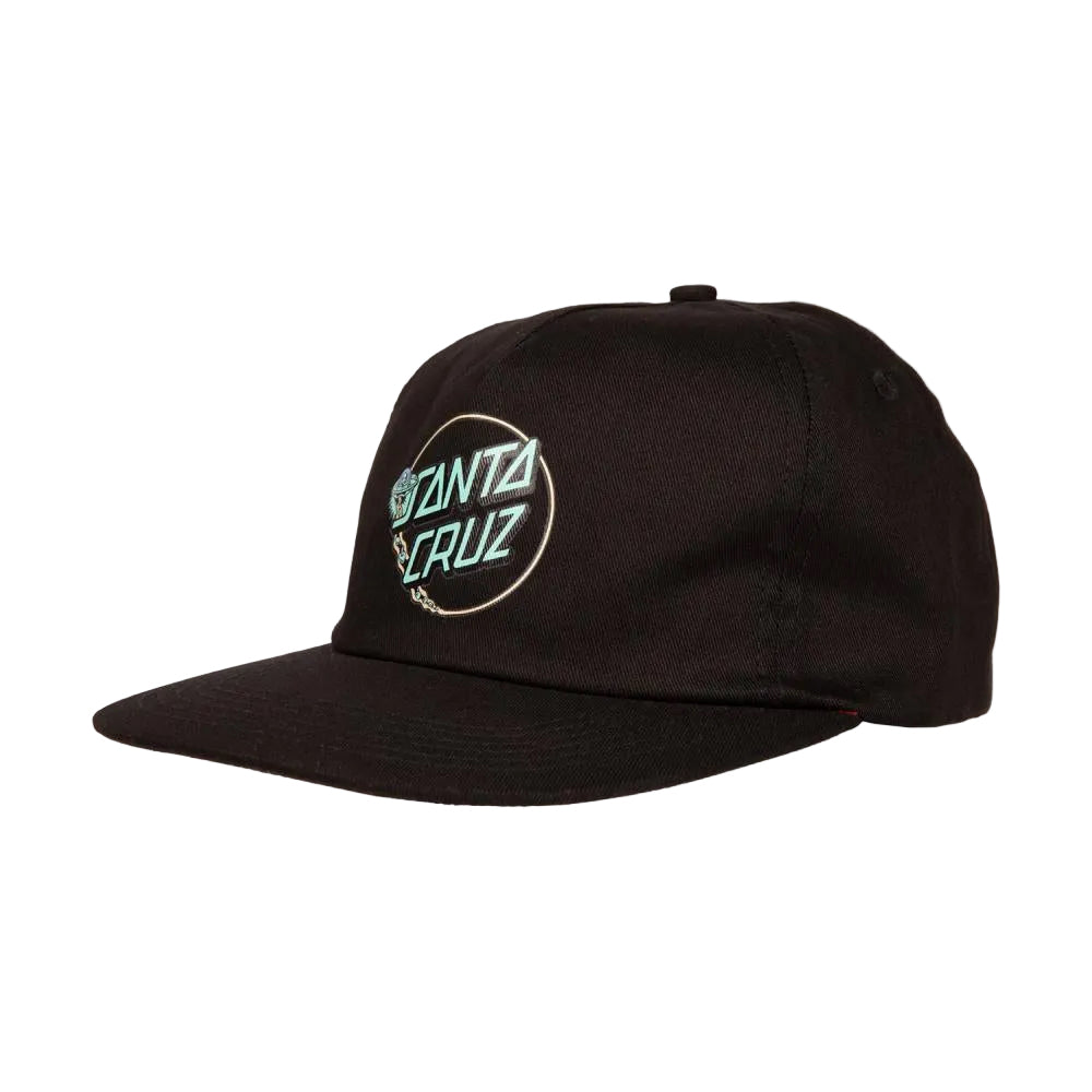 Santa Cruz Winkowski UFO Dot Snapback Cap - Black