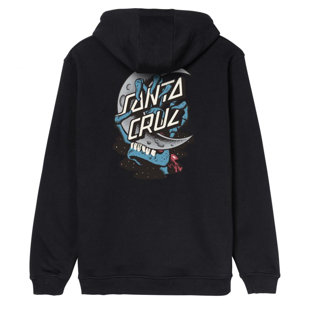 Santa Cruz Crescent Bone Hand Hoodie - Black